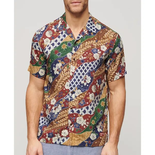 Рубашка с коротким рукавом Superdry Hawaiian Resort, Разноцветный