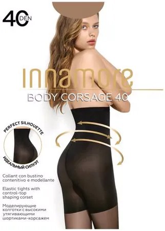 Колготки Innamore Body Corsage, 40 den, размер 2, бежевый