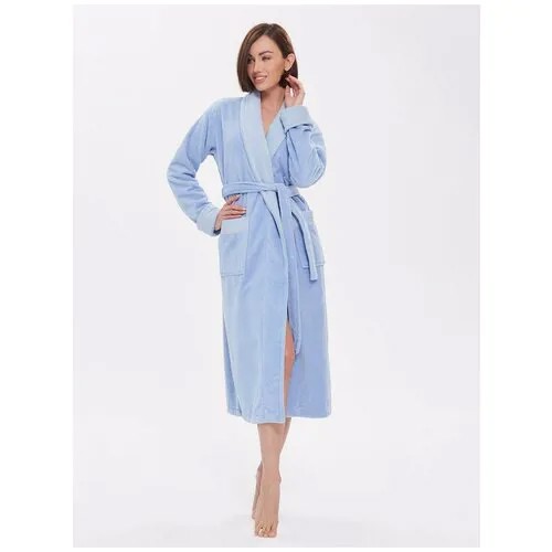 PECHE MONNAIE Бамбуковый халат Soft Touch (PM France 747) (XL(50-52) / голубой)