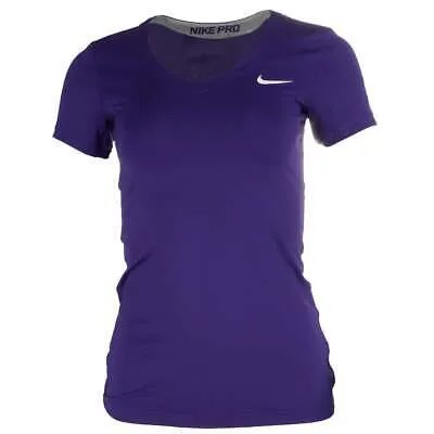 Женская футболка с коротким рукавом и V-образным вырезом Nike Sideline, размер S, повседневные топы 615725-545