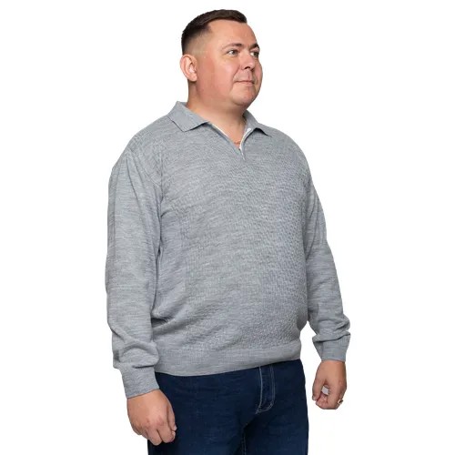 Пуловер Turhan, размер 4 XL, , серый