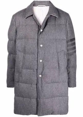 Thom Browne 4-Bar padded coat