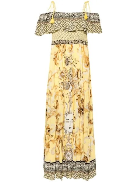 Alice + olivia платье Киа, желтый