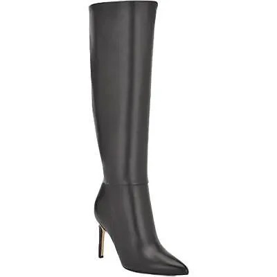 Женские черные сапоги до колена Nine West Richy, размер 8,5, средний (B,M) BHFO 9182