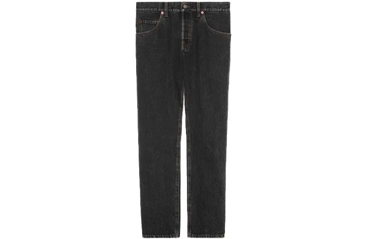 Мужские джинсы GUCCI, цвет Black