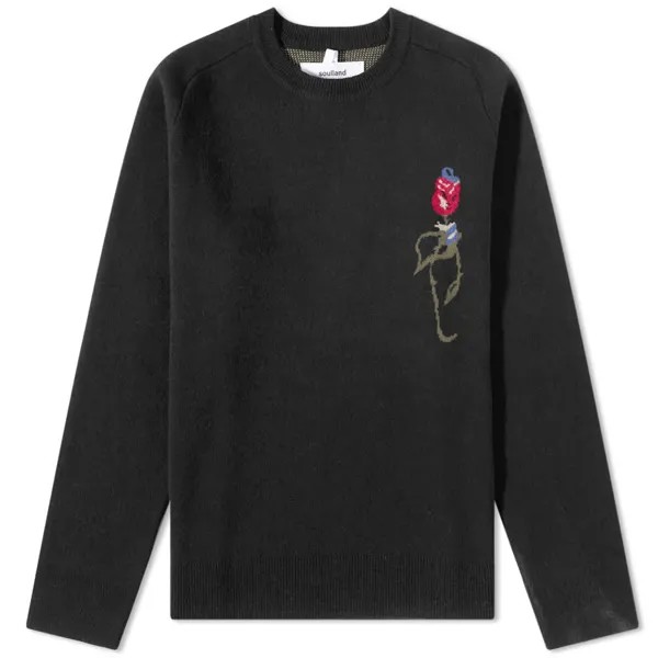 Джемпер Soulland Esrum Flower Crew Knit