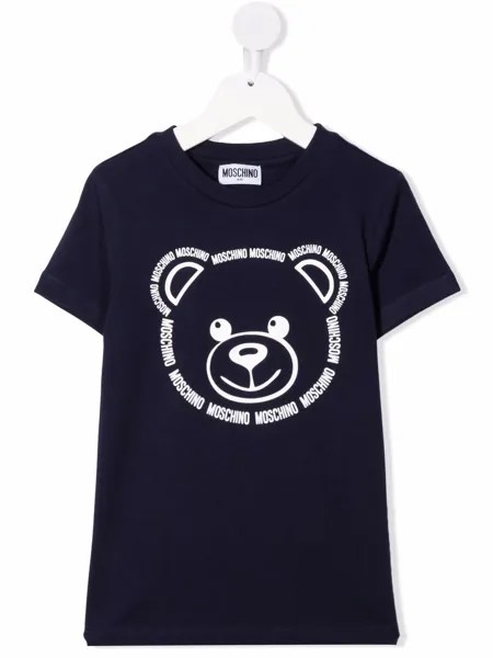 Moschino Kids футболка с графичным принтом