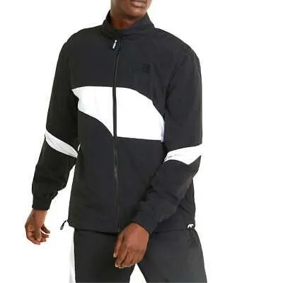 Puma Clyde Full Zip Баскетбольная куртка мужская черная повседневная спортивная верхняя одежда 53419