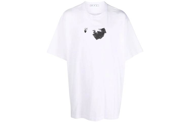Футболка с принтом стрелок Off-White, белый