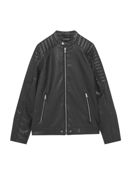 Межсезонная куртка Pull&Bear, черный
