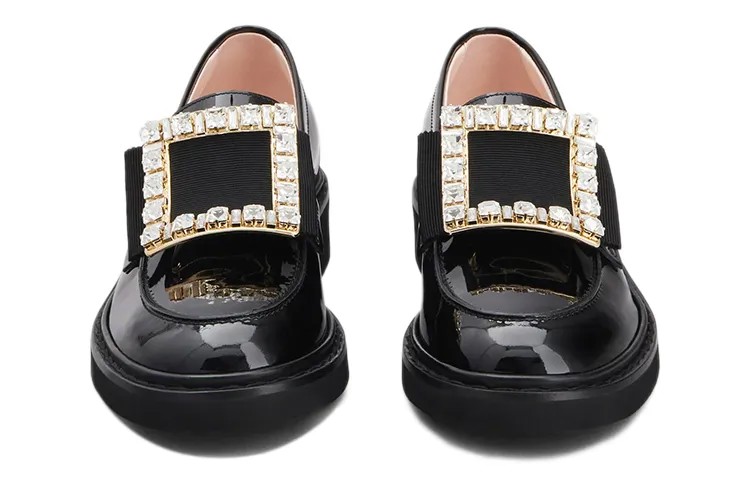 Roger Vivier Wmns Viv' Rangers Черные лоферы