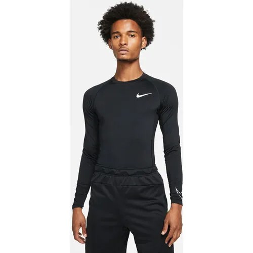 Лонгслив спортивный NIKE Pro Dri-FIT, размер 3XL, черный