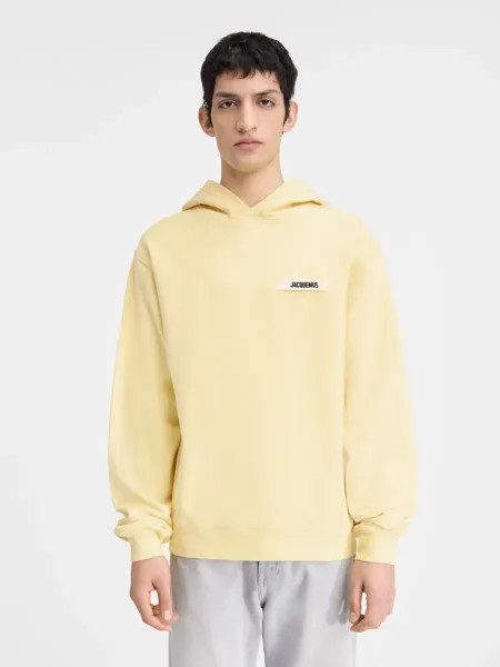 Толстовка с логотипом Grgrain Le Gr Grain Jacquemus, светло-желтый