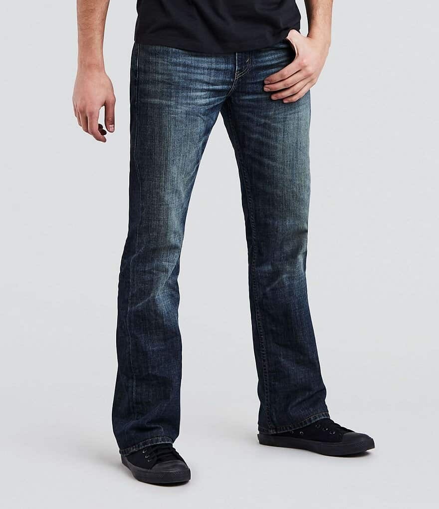 Levi's 527 Slim Bootcut Жесткие джинсы, синий