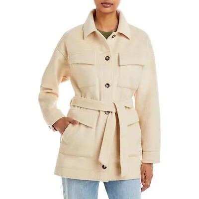 Monrow Womens Beige Wool Long Dressy Jacket XL BHFO 9128