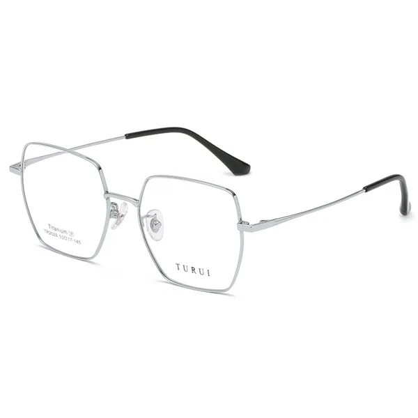 Модные квадратные очки мужской ip-покрытие титан оптический ретро большой кадр круглые женские высокого качества однотонные очки удобные с...