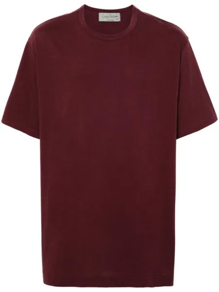 Yohji Yamamoto футболка с круглым вырезом, красный