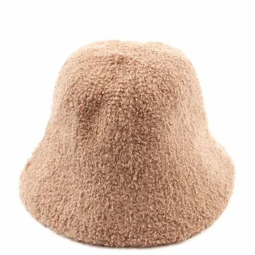 Шляпа FABRETTI, размер 57, коричневый