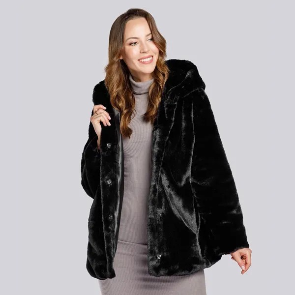 Кожаная куртка Wittchen Wittchen synthetic fur coat, черный