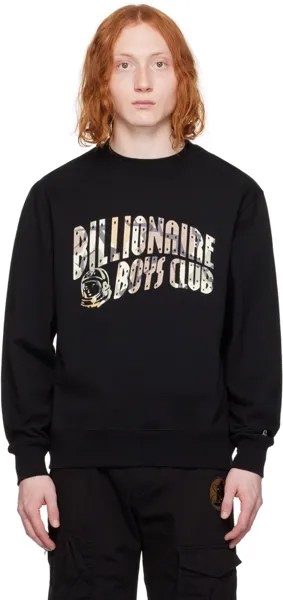 Черный свитшот с камуфляжной аркой Billionaire Boys Club