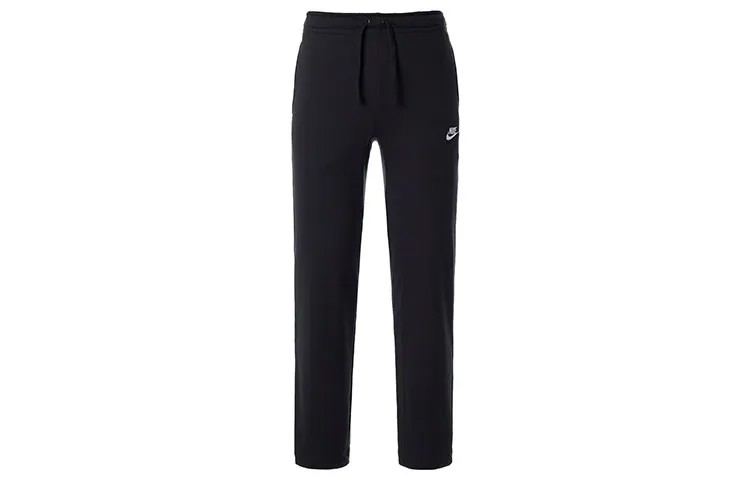 Мужские трикотажные спортивные штаны Nike, цвет Black