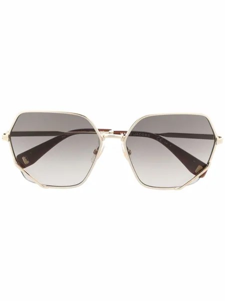 Marc Jacobs Eyewear солнцезащитные очки в массивной оправе