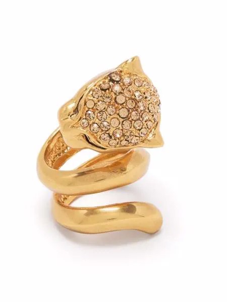 Roberto Cavalli кольцо с кристаллами