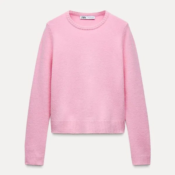 Джемпер Zara by Carlyne Cerf Basic Wool, розовый