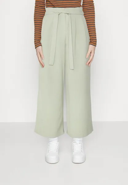 Брюки ONLY Onllizzo Belt Culotte, шалфей пустыни