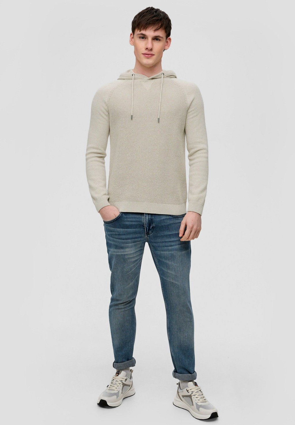 Вязаный свитер QS, цвет beige
