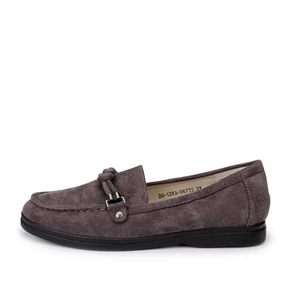Мокасины женские INSTREET 26-12WA-067TS серые 38 RU
