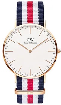 Fashion наручные  мужские часы Daniel Wellington DW00100002. Коллекция CANTERBURY