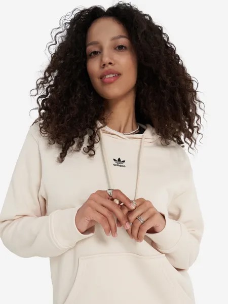 Худи женская оверсайз adidas, Белый