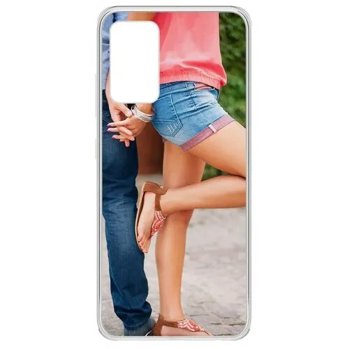Чехол-накладка Krutoff Clear Case Босоножки женские для Samsung Galaxy A32 (A325)