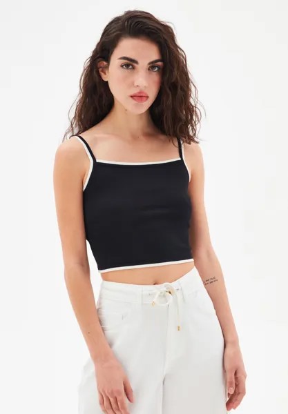 Топ STRAP CROP adL, цвет black