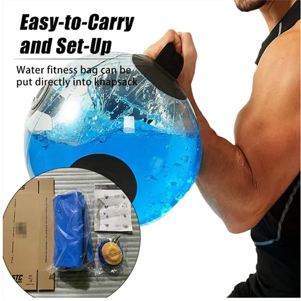 Регулируемая сумка для Аква, силовой мешок для тренировки веса с водяным песком, альтернативное оборудование для тяжелой атлетики и фитнеса
