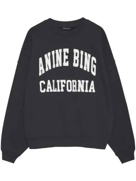 ANINE BING толстовка Miles из органического хлопка, черный