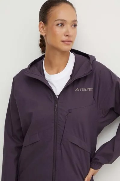 Куртка Xperior для активного отдыха adidas Terrex, фиолетовый