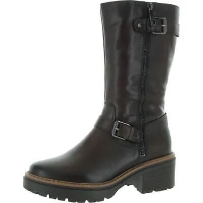 Женские байкерские сапоги до середины икры с поясом Jagger и поясом Naturalizer BHFO 3731