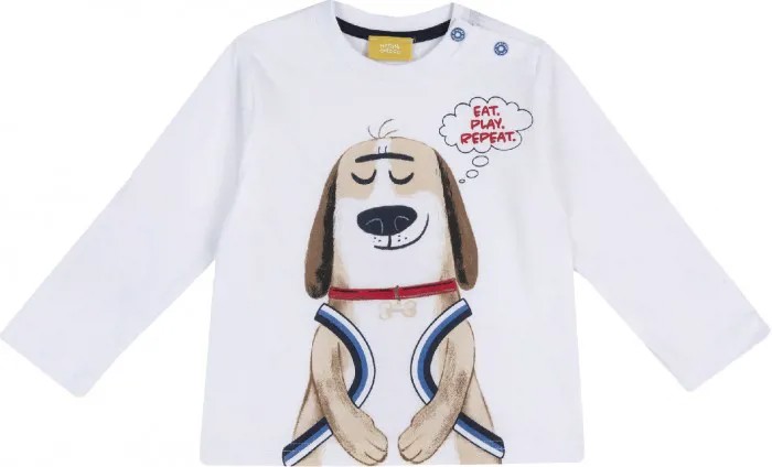 Chicco Лонгслив для мальчиков Собака