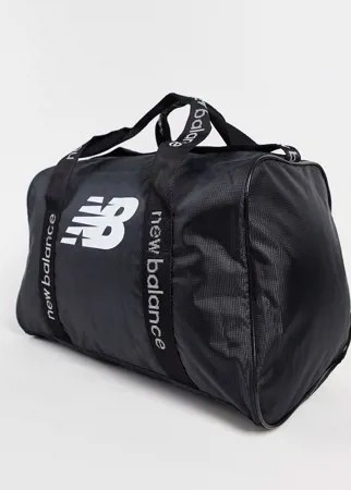 Черная сумка дафл с логотипом New Balance-Черный цвет