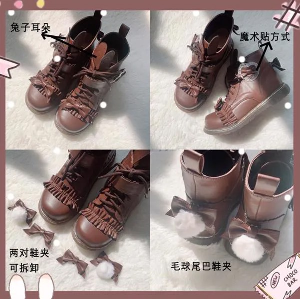 Японские милые туфли принцессы Лолиты, кавайные женские туфли с круглым носком на плоской подошве, зимние ботинки для косплея loli, повседневные ботинки