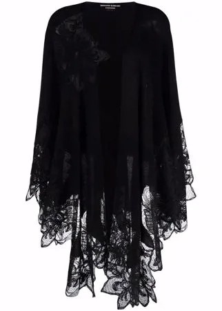 Ermanno Scervino кашемировый кардиган с кружевом