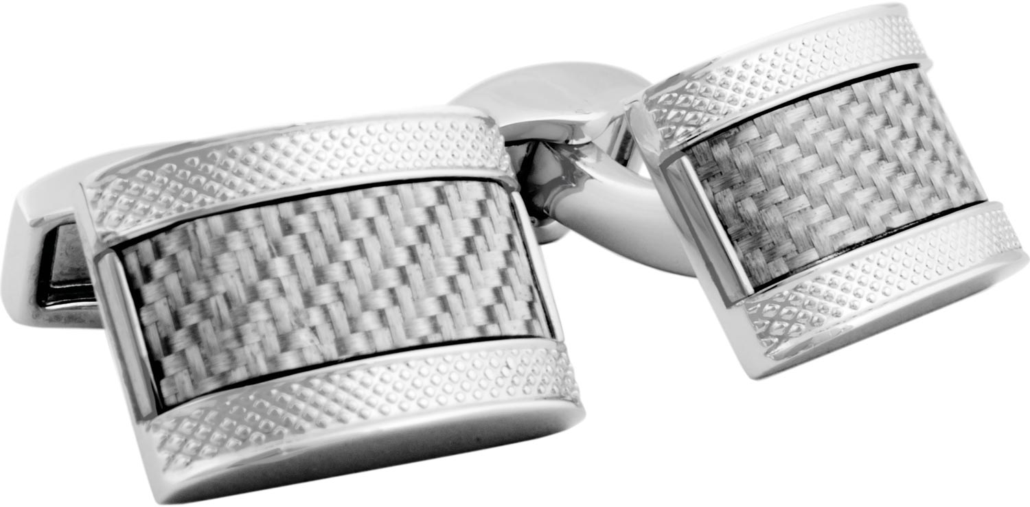 Запонки мужские Tateossian CL2405 серебристые
