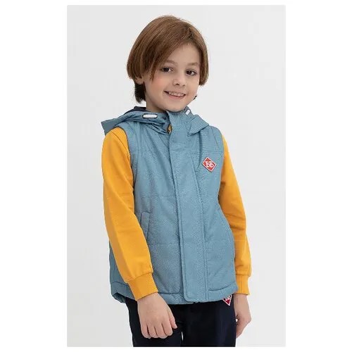 Жилет Button Blue 121BBBMC47031800 размер 98, синий