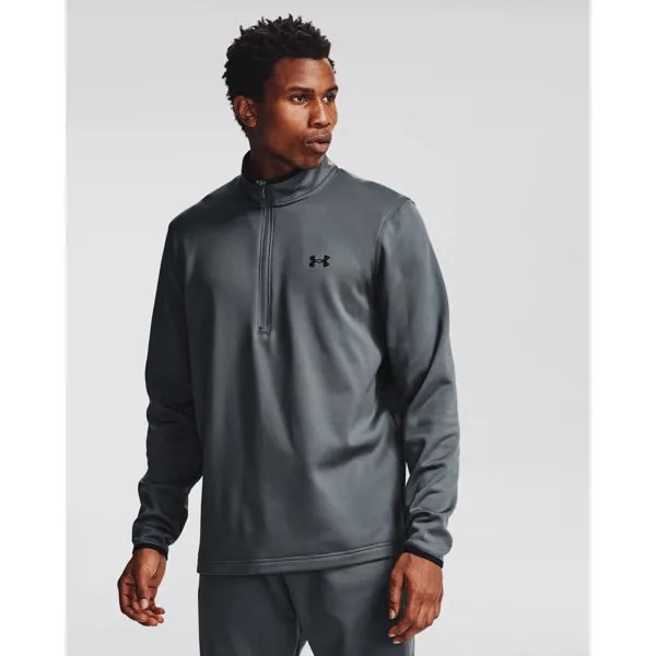 Лонгслив мужской Under Armour Fleece 1/2 ZIP серый L