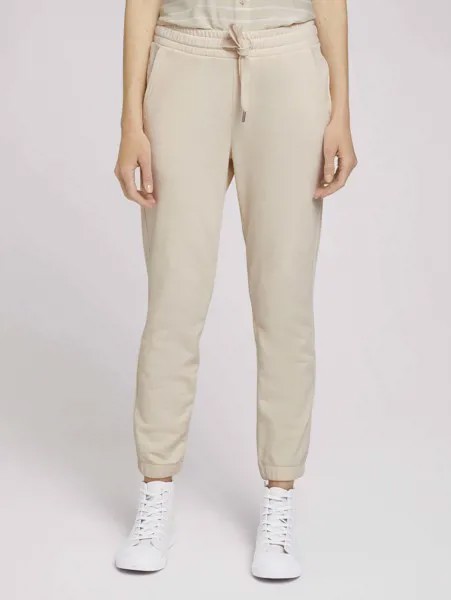 Спортивные брюки женские TOM TAILOR 1027045 коричневые 42/28 DE