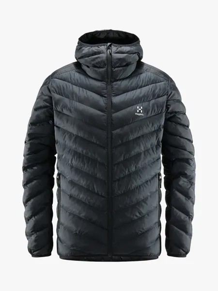 Мужская утепленная куртка Särna Mimic Hood Haglöfs, настоящий черный