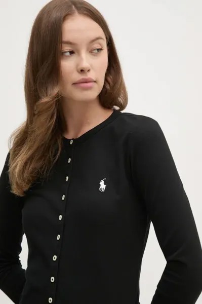 Лонгслив Polo Ralph Lauren, черный