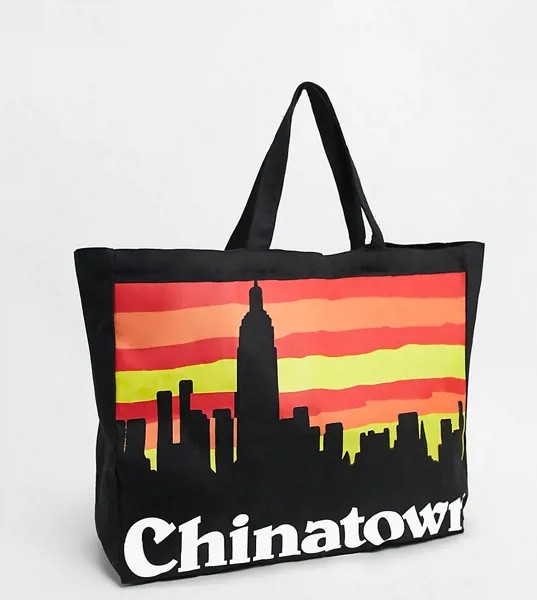 Черная сумка-тоут Chinatown Market-Черный